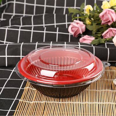 550ML拉面碗一次性汤碗快餐碗米饭碗日式拉面碗PP材质商用耐高温