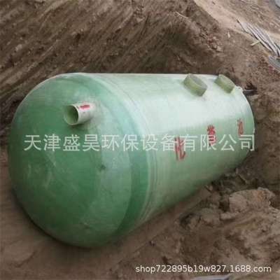现货供应一体缠绕玻璃钢化粪池天津化粪池生产玻璃钢化粪池