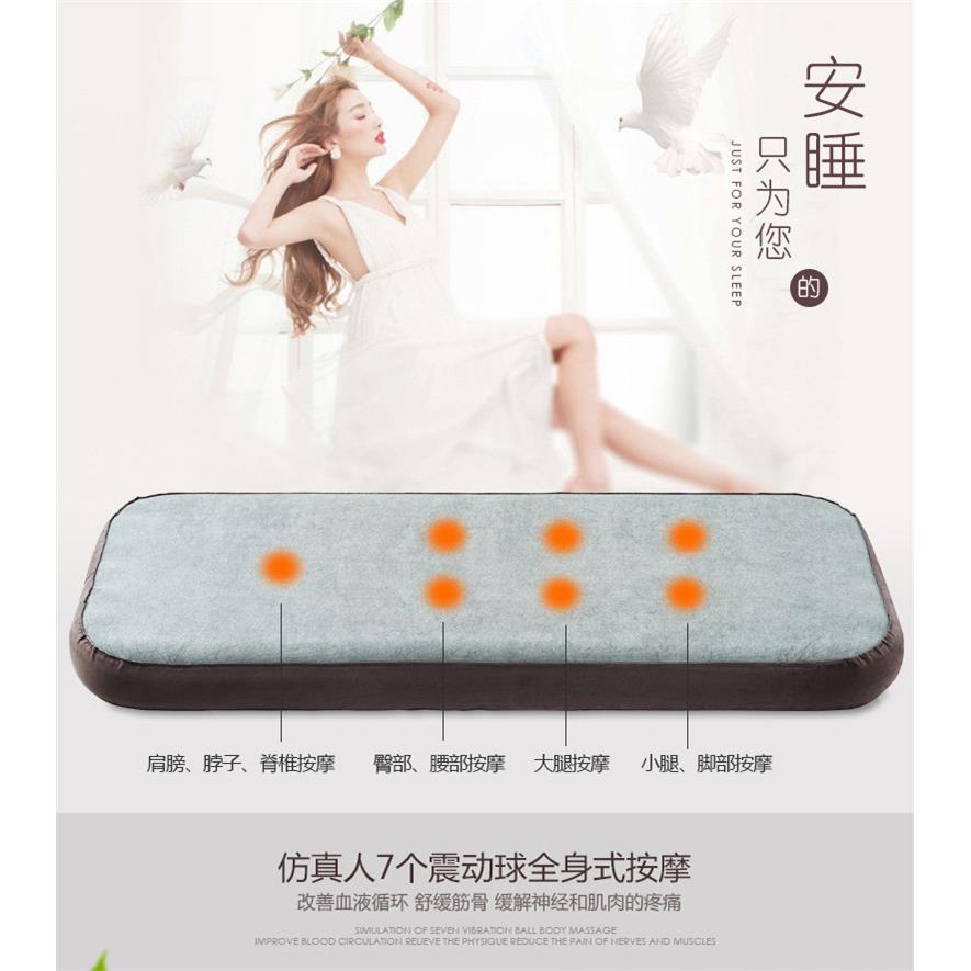 现货生产按摩充气床垫单人气垫床家用按摩器多功能按摩床垫