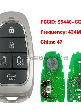 适用于现代5键智能遥控钥匙FCC:95440-CG060434MHZ47chip