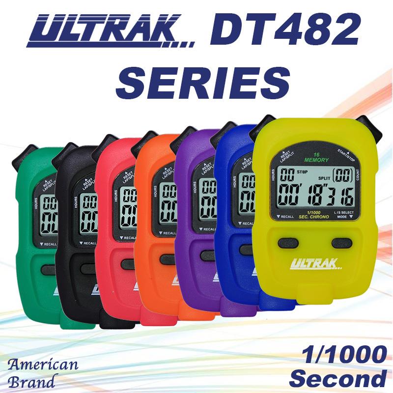 电子秒表DT482定尔志ULTRAK奥赛克16道2排显示计时器千分一秒