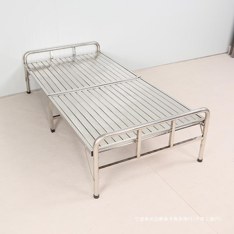 加长2米宽0.7米-1.5米多尺寸不锈钢折叠床双人行军床午休单人床