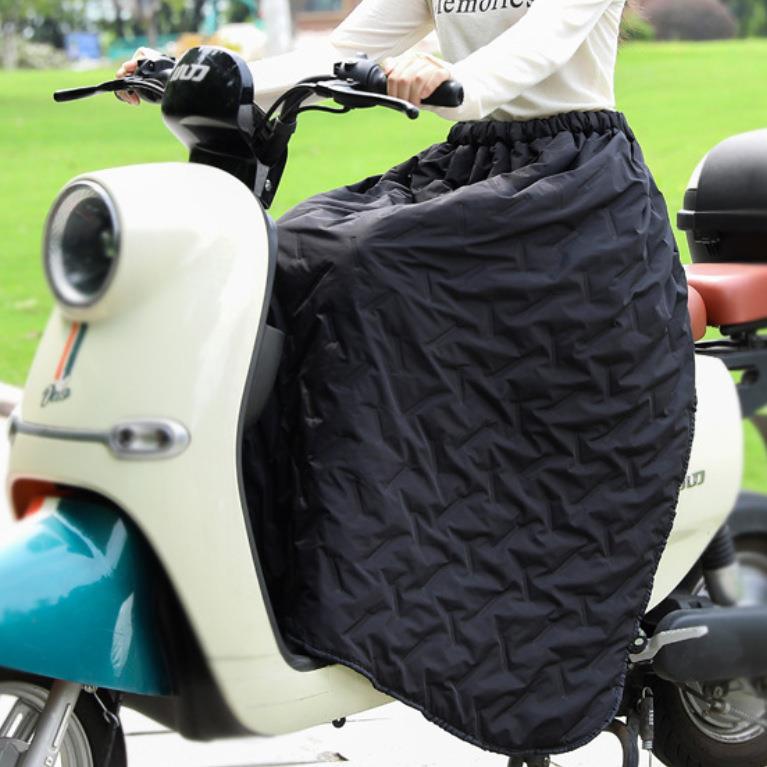 电动车挡风被冬2026新款护膝防水加厚加绒半身裙防风裙男女方便