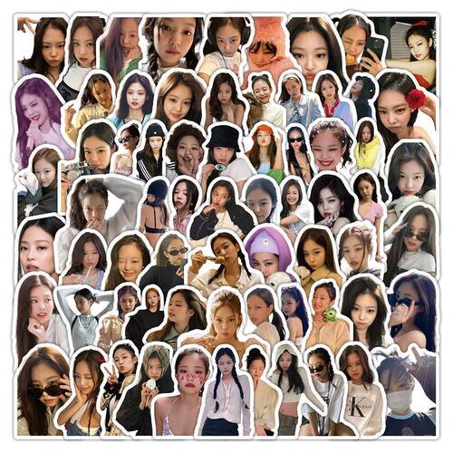 Jennie金珍妮韩系防水贴纸