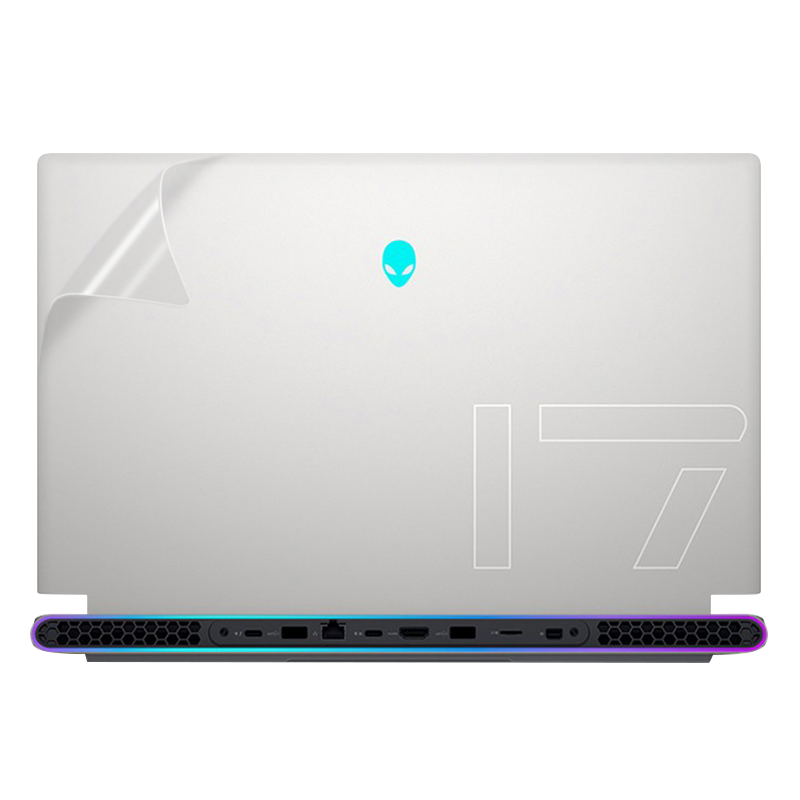 适用外星人Alienware X17 R2笔记本贴纸2022款X14电R1脑X15R2外壳M15防刮R7保护膜M15机身R5透明磨砂防刮贴膜