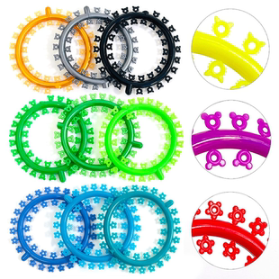 牙科正畸卡通结扎圈卡通型牙齿矫正橡皮圈 卡通猫花朵米奇高弹力