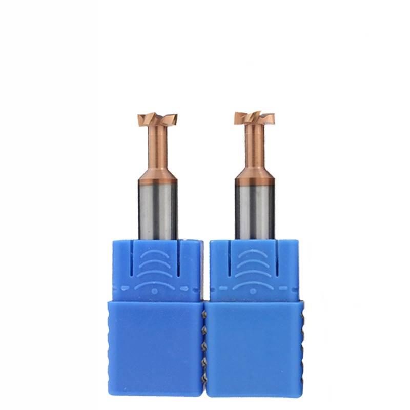 60度KLOT整体合金钨钢涂层T型槽铣刀3 4 5 6 8 10 12 20*1 2 3 4