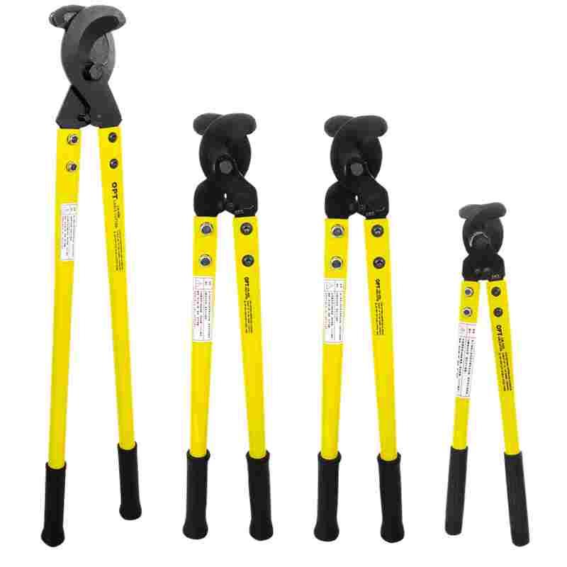 中国台湾OPT电缆剪LK-500平方线缆剪切铜线铝线专用3芯断线钳剪刀