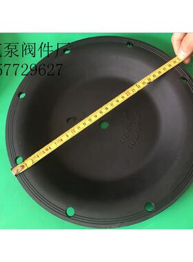 2寸胜百德气动隔膜泵膜片黑色橡胶膜片286-007-365外径290MM