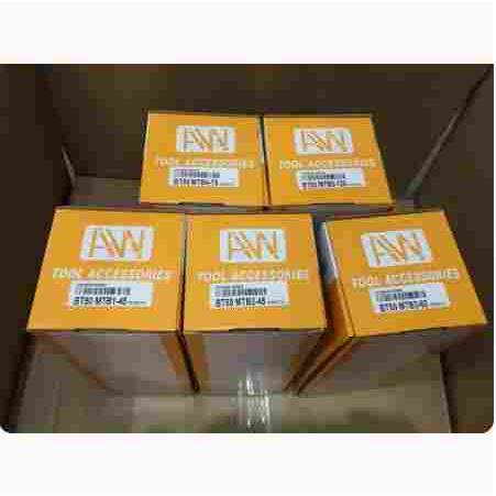 台湾进口AW安威刀柄BT50-MTB1/2/3/4-45 75莫氏锥度刀柄后拉螺丝