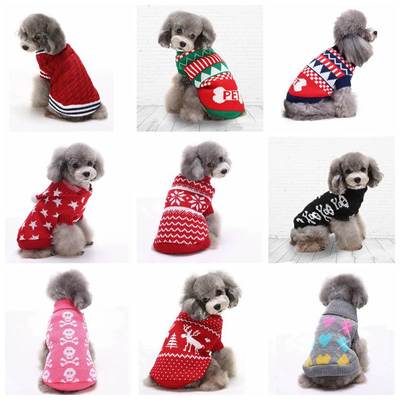 Christmas Halloween Pet Clothes Teddy Dog Clothes Autumn And