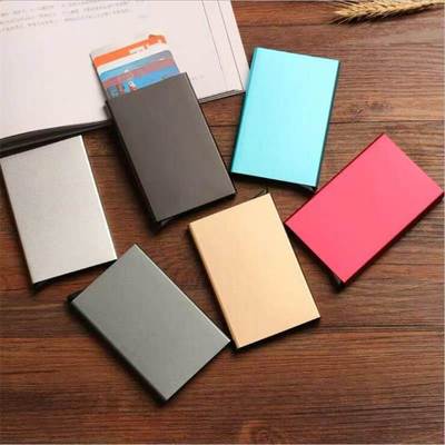 ravel ID Cardholder Women Rfid Wallet Metal Case Porte Carte