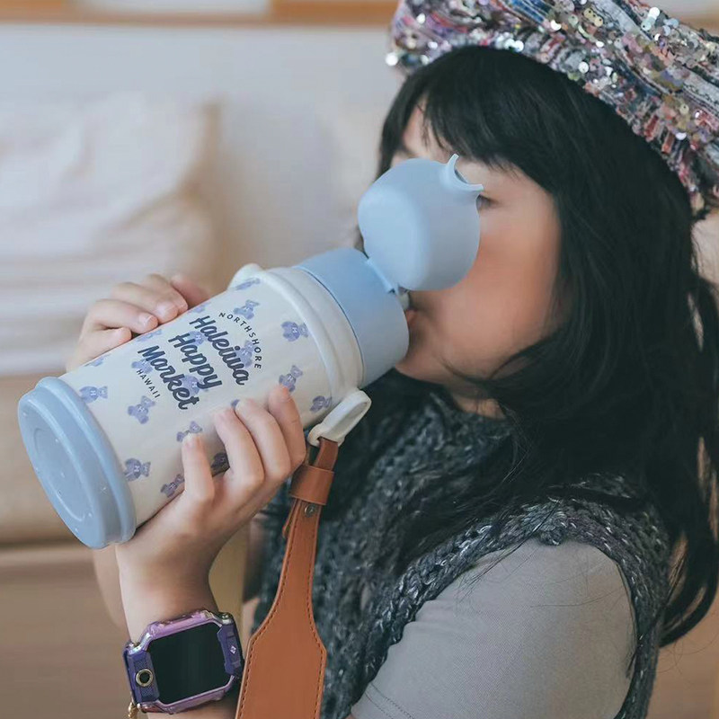 haleiwa儿童保温杯316不锈钢水杯大容量水壶吸管上学专用杯子新款,餐饮具,保冷/保温杯,淘宝优惠券,粉丝福利购,淘宝优惠卷