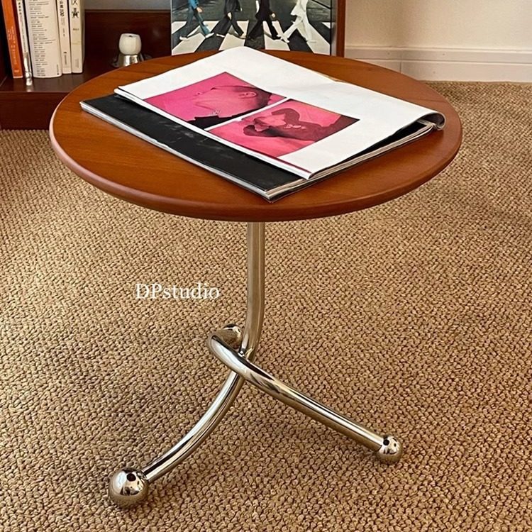 中古沙发边几三角金属桌面实木阳台茶桌支撑架小茶几会客厅圆形,住宅家具,家用茶台/茶桌,淘宝优惠券,粉丝福利购,淘宝优惠卷