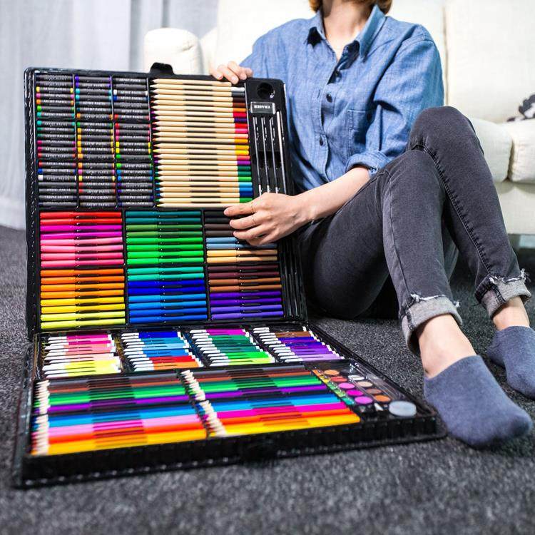 258件儿童画笔套装水彩笔小学生用品画画笔美术礼盒绘画工具箱,文具电教/文化用品/商务用品,美术套装/美育礼盒,淘宝优惠券,粉丝福利购,淘宝优惠卷