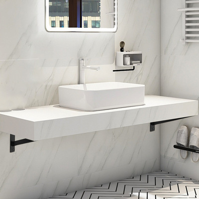 卫浴重型三角支架悬空大理石承重洗手盆托架岩卫生间板支架置物架