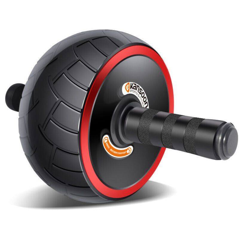 凯速轮胎形大宽轮健腹器腹肌轮健腹轮滚轮KA42黑红色带跪垫