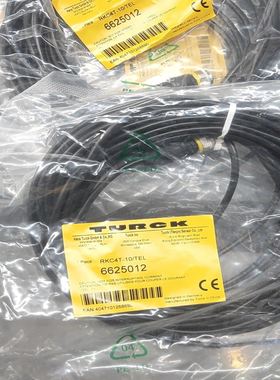 图尔克TURCK连接线，型号RKC4T-10/TEL，编号6