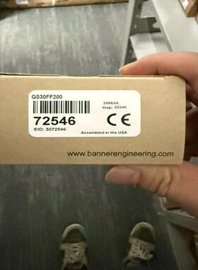 邦纳 BANNER QS30FF200 漫反射式光电传感器，