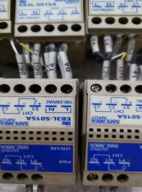 IDEC和泉EB3C继电器安全栅EB3L-S01SA，拆