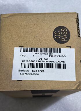 ASCO电磁阀，型号8316G066，电压220/50 24