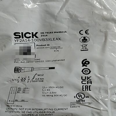 SICK西克连接线YF2A14-100VB3XLEAX，