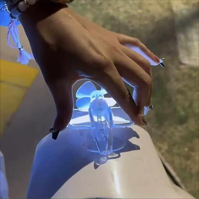 九号电动车装饰小配件可爱旋转1/4寸套筒扳手机发光仪表盘饰品汽