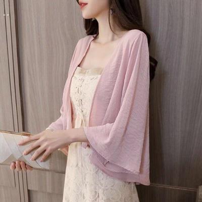 夏天披肩高端大气上档次空调房披肩可外穿吊带裙专用外搭超仙短款