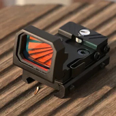 沼泽鹿SWAMP DEER折叠S2红点高透光描镜片模型挂墙弹弓玩具备件