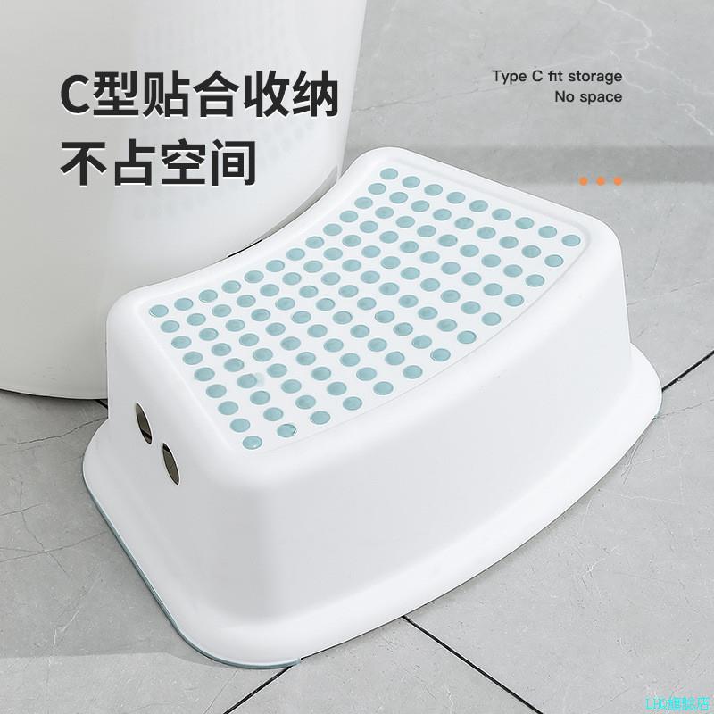 儿童踩脚凳宝宝洗手垫脚凳塑料防滑厕所蹲坑脚踏马桶凳钢琴矮凳*