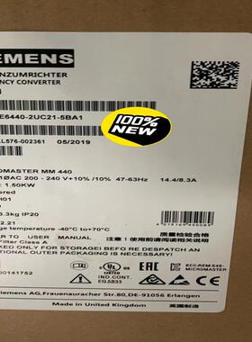 维修检查销售6SE6440-2UC21-5BA1西门子全询价