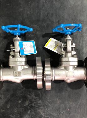维修检查不锈钢法兰截止阀 J41Y-600LB 开关耐腐1-
