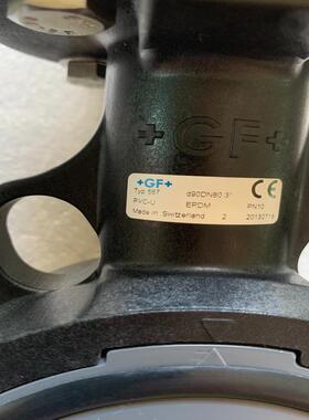 维修检查+GF+ d90DN80 PVC-U气动蝶阀议价