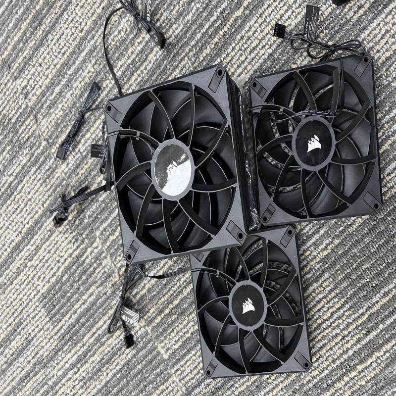 维修检查美商海盗船 14025 静音机箱风扇 全新4线最议价
