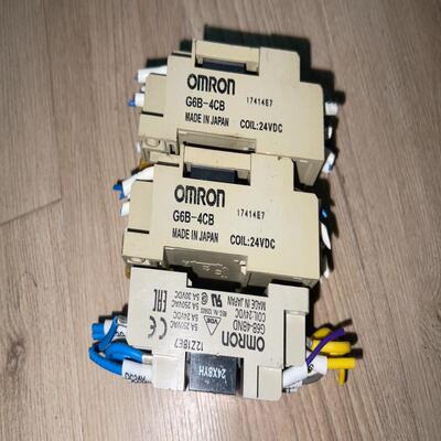 维修检查OMRON欧姆龙终端继电器G6B-4CB原装拆机议价