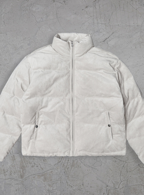 Profound foundation支线 90白鸭绒 加厚麂皮面包羽绒服外套