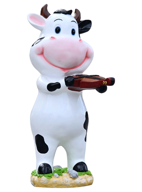 卡通奶牛商场幼儿园动物装饰品