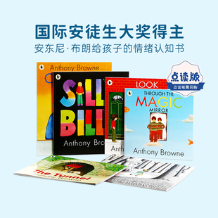 小彼恩點讀童書英文原版 8歲點讀版 兒童情緒治愈繪本6冊安東尼布朗六大主題培養(yǎng)孩子想象力觀察力聯(lián)想力判斷力毛毛蟲筆點讀書4
