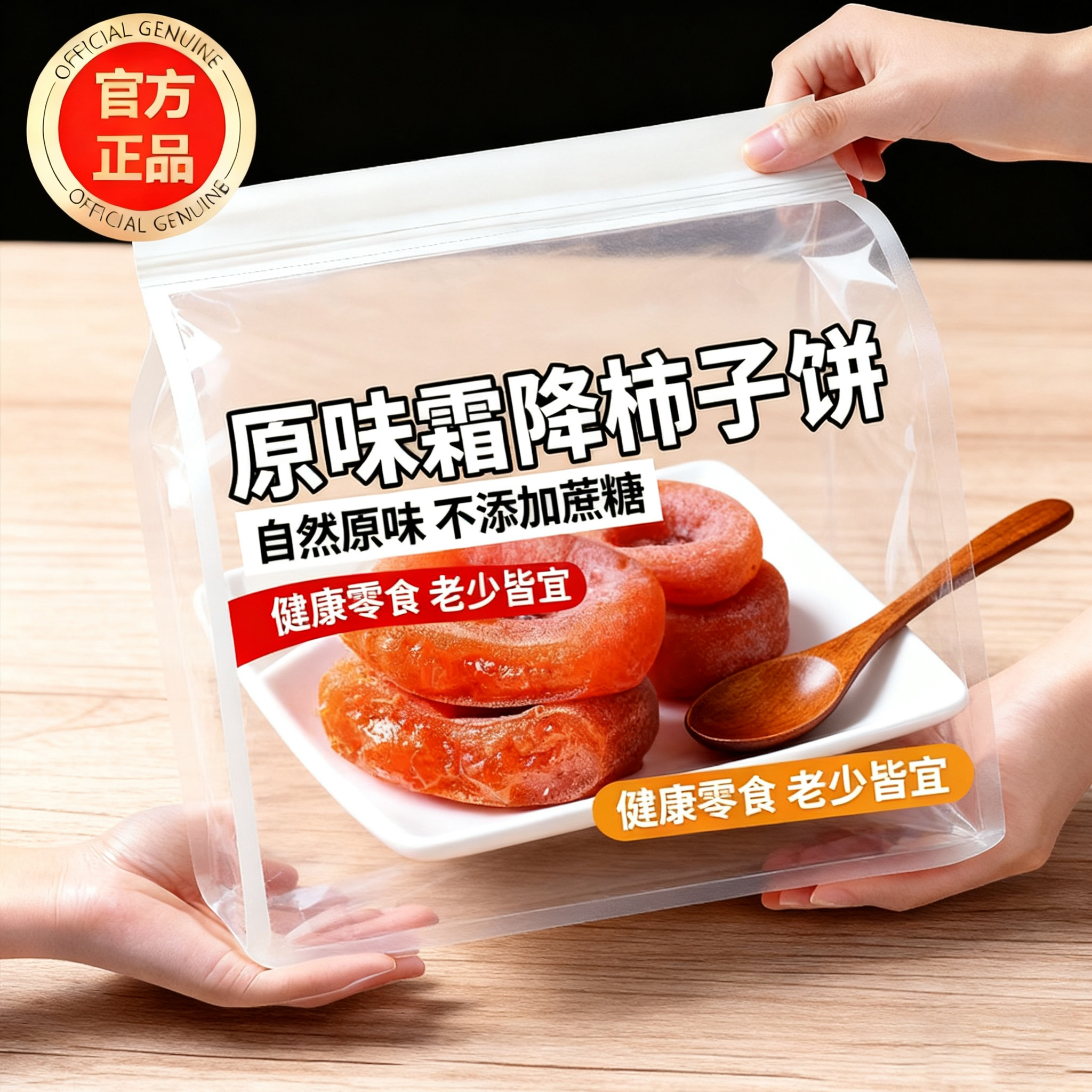 柿子饼霜降柿饼农家流心圆柿子独立包装非陕西富平柿饼官方旗舰店