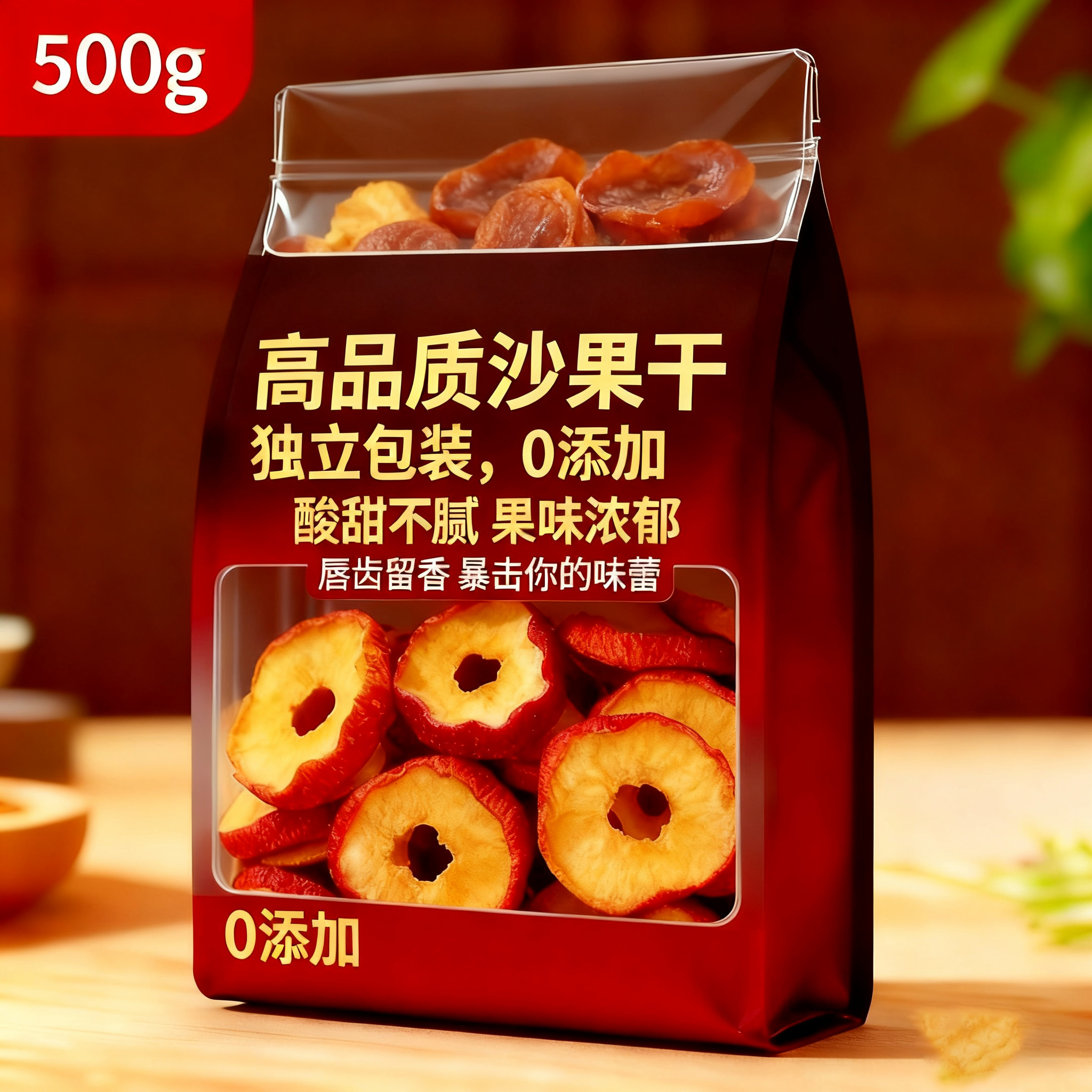 内蒙古特产沙果干无糖无添加官方旗舰店新货无核果干孕妇休闲零食