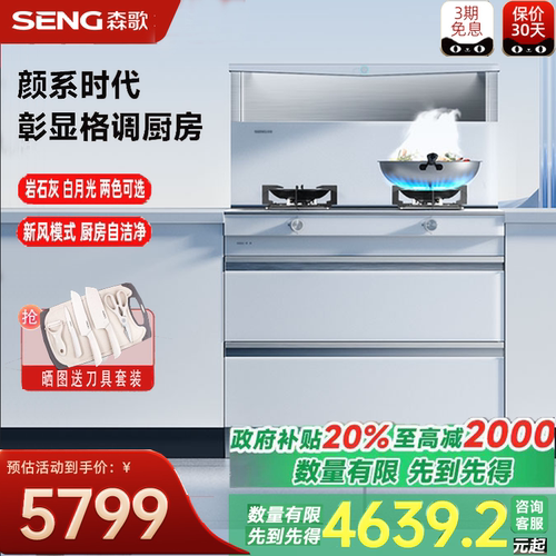 森歌家用集成灶消毒蒸烤一体新品