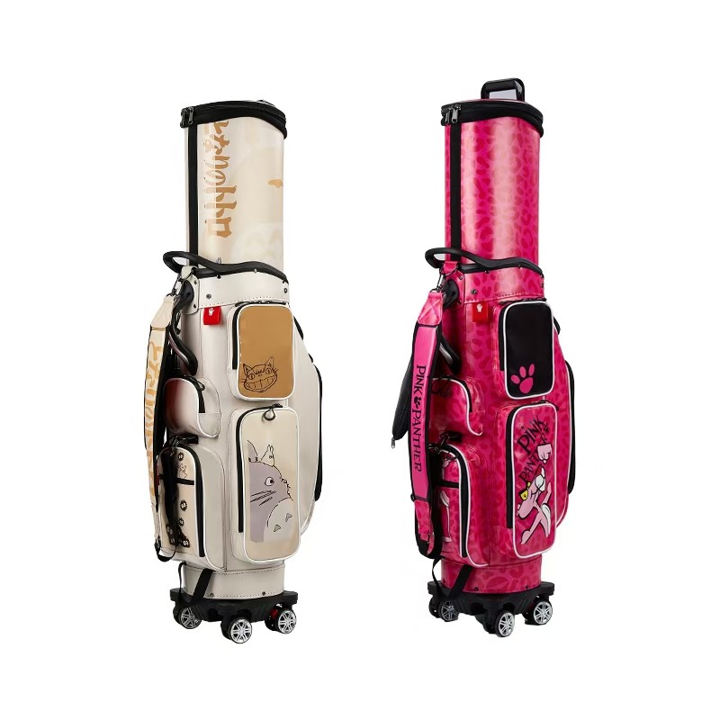高尔夫航空球包男女2025新款时尚百搭卡通图案轻便防水可推拉托运