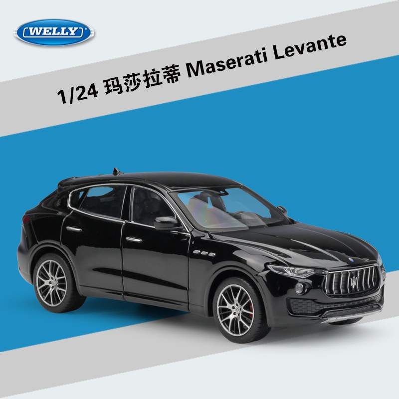 新款 威利1:24 Levante SUV仿真合金汽车模型火车/摩托/汽车模型