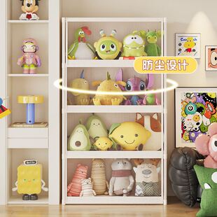 手办展示柜盲盒收纳置物架多层透明带门防尘乐高玩具公仔模型柜子