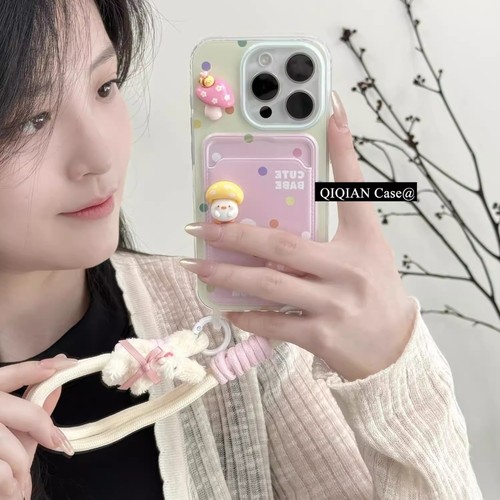 三星s24ultra手机壳波点立体蘑菇