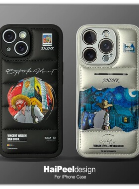 艺术家梵高油画适用三星note20ultra手机壳note8时尚s25edge羽绒服s24fe简约s9情侣a06男女a15防摔a32欧美a54