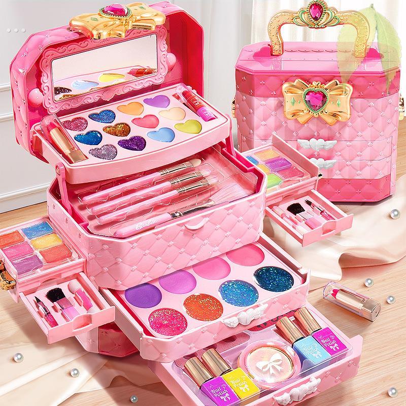 儿童化妆品玩具套装小女孩的礼物女童公主彩妆盒全套礼盒
