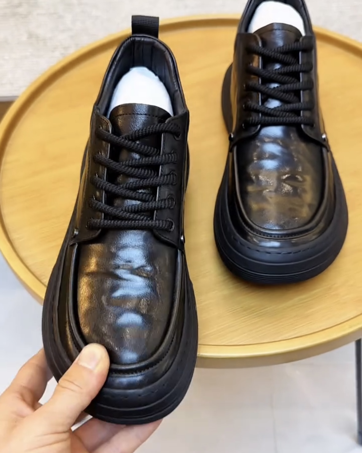 2380-6冬季新品男士纯皮休闲舒适男鞋时尚百搭潮流轻奢简约棉鞋