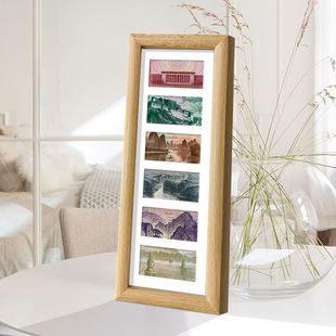 人民币相框六联亿元相框大好河山框纪念币钞票展示摆台纸币收藏框