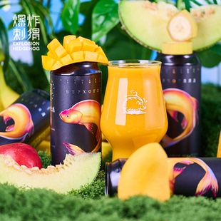 空运进口!俄罗斯塞尔加科鱼厂/头脑冷静芒果菠萝果泥酸精酿啤酒